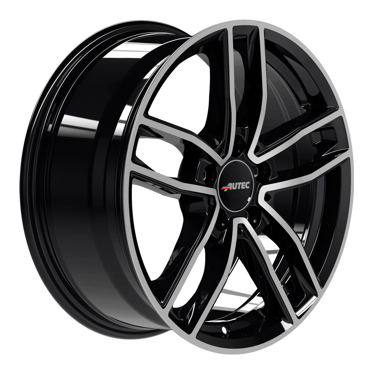 AUTEC TYP MC - MERCADOR schwarz poliert 8.0Jx18 5x112 ET43