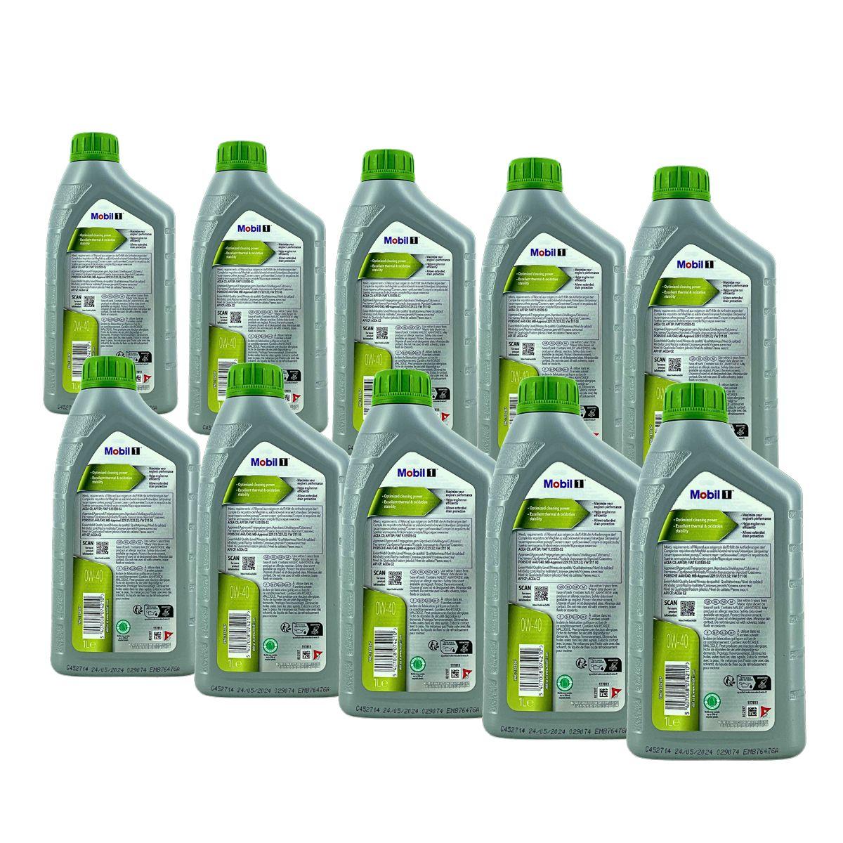 Mobil 1 ESP X4 0W-40 10x1 Liter