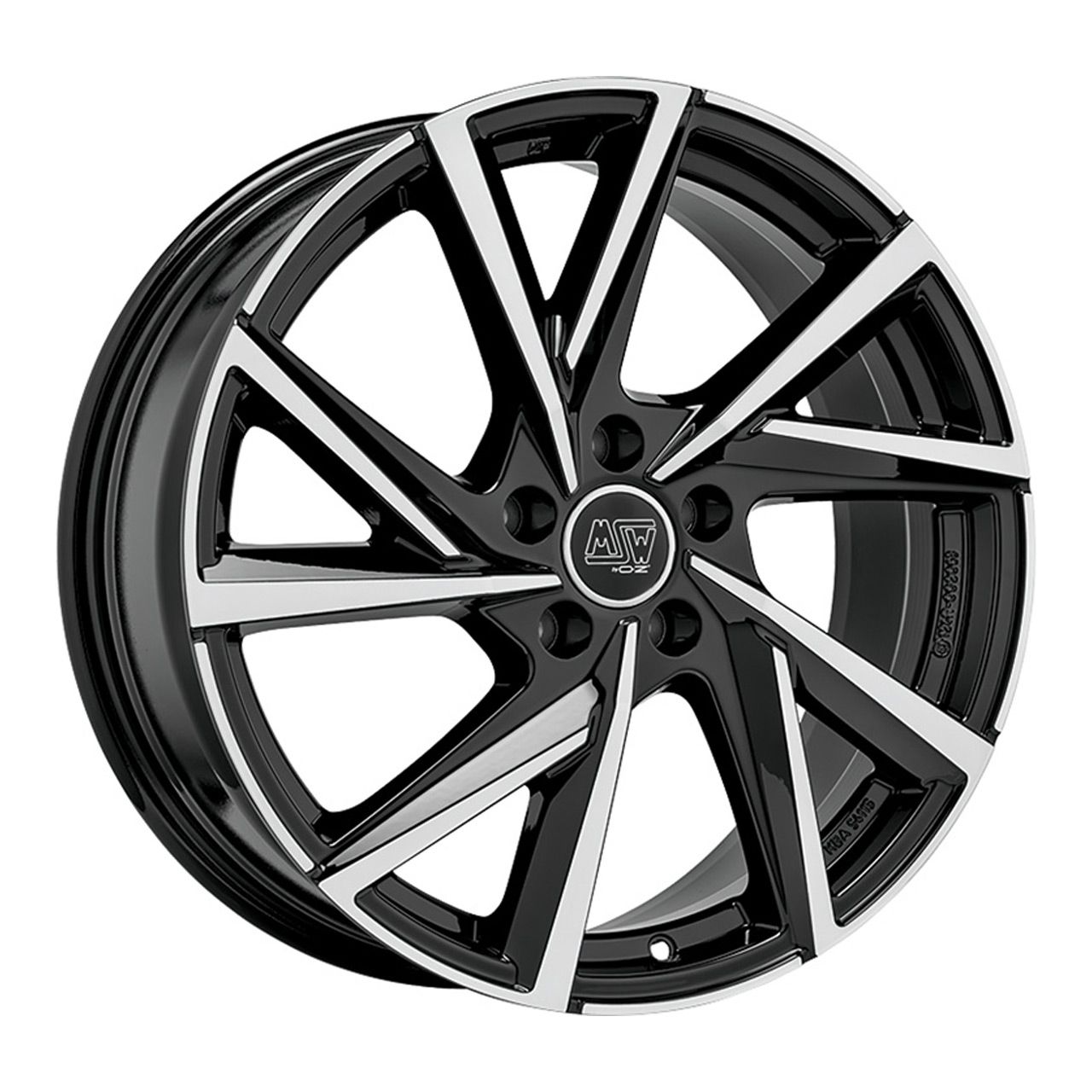 MSW (OZ) MSW 80/5 gloss black full polished 8.0Jx18 5x112 ET40