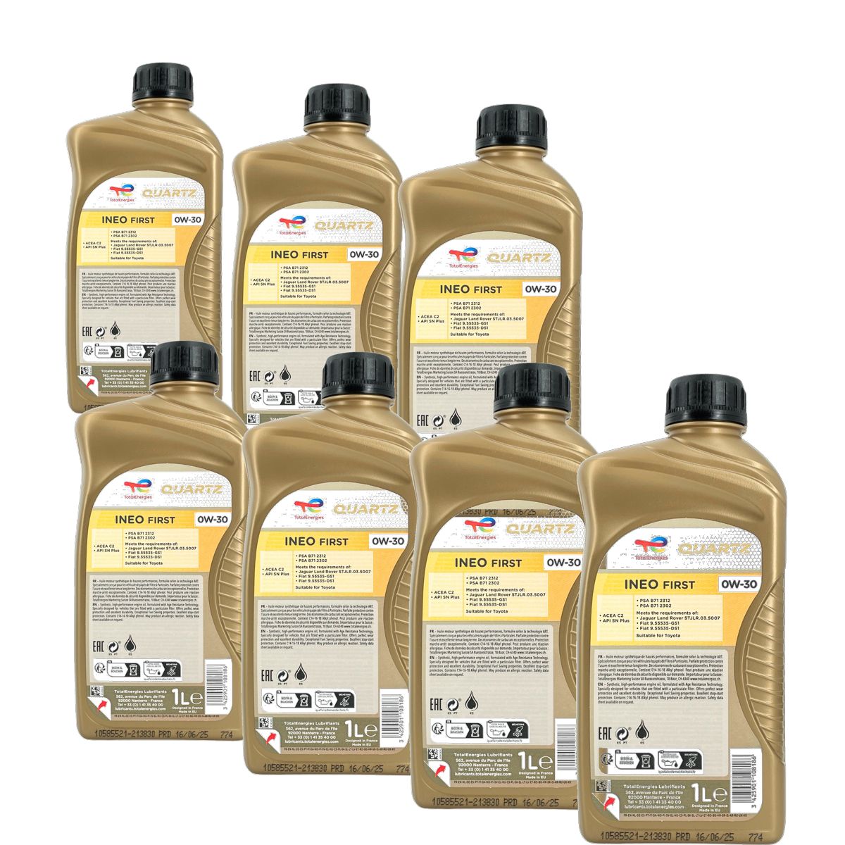 Total Quartz Ineo First 0W-30 7x1 Liter