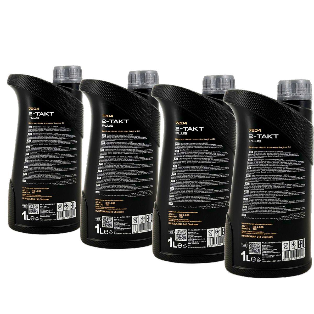 Mannol 2-Takt Plus 4x1 Liter