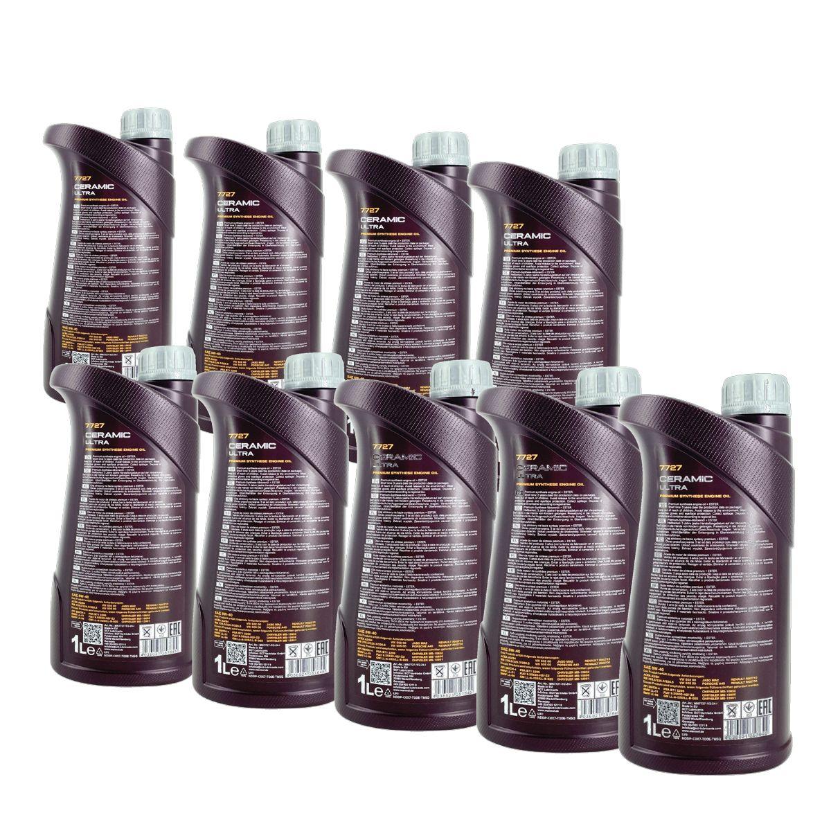 Mannol Ceramic Ultra 5W-40 9x1 Liter