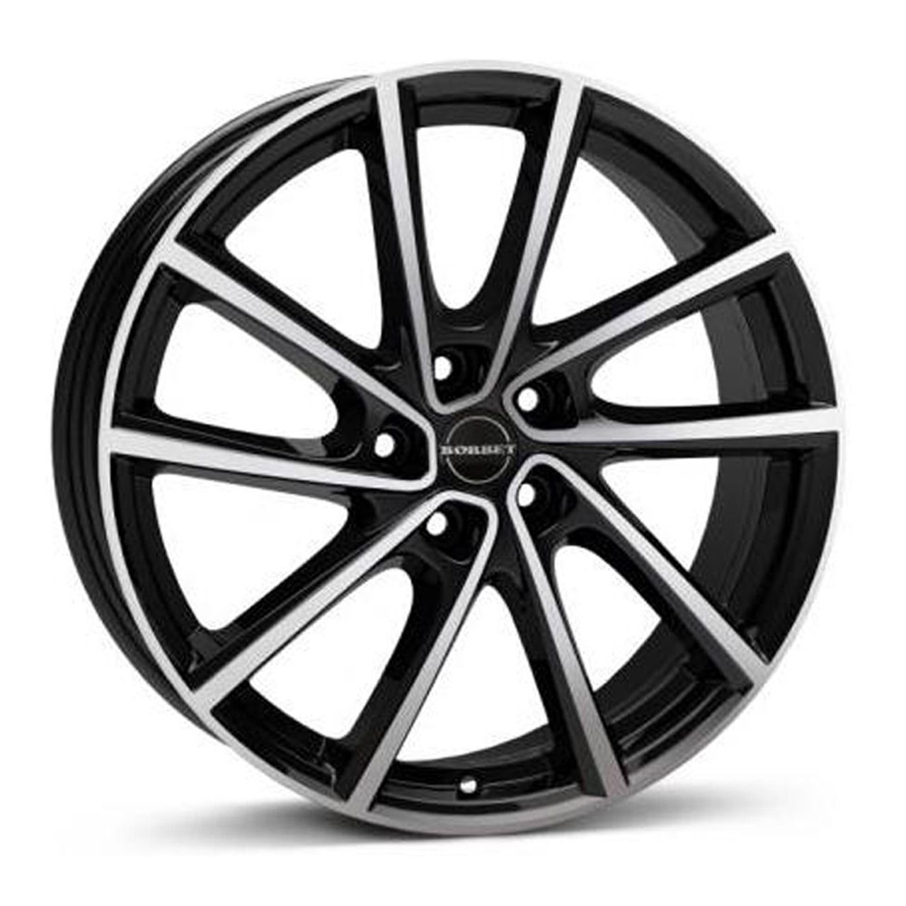 BORBET DESIGN V black glossy 7.0Jx 5x112 ET45