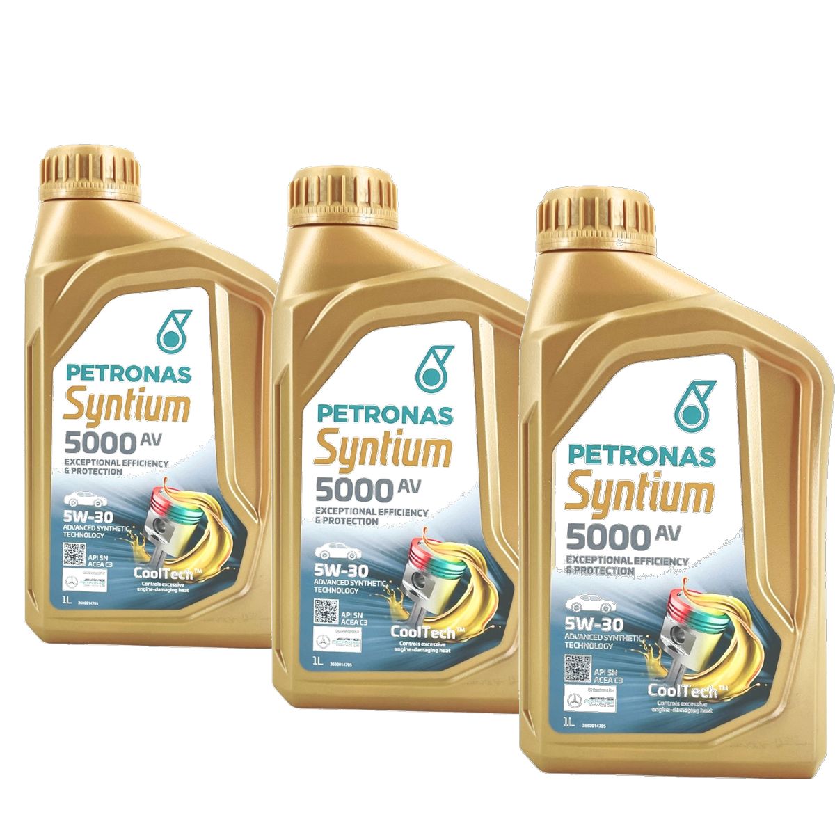 Petronas Syntium 5000 AV 5W-30 SN 3x1 Liter