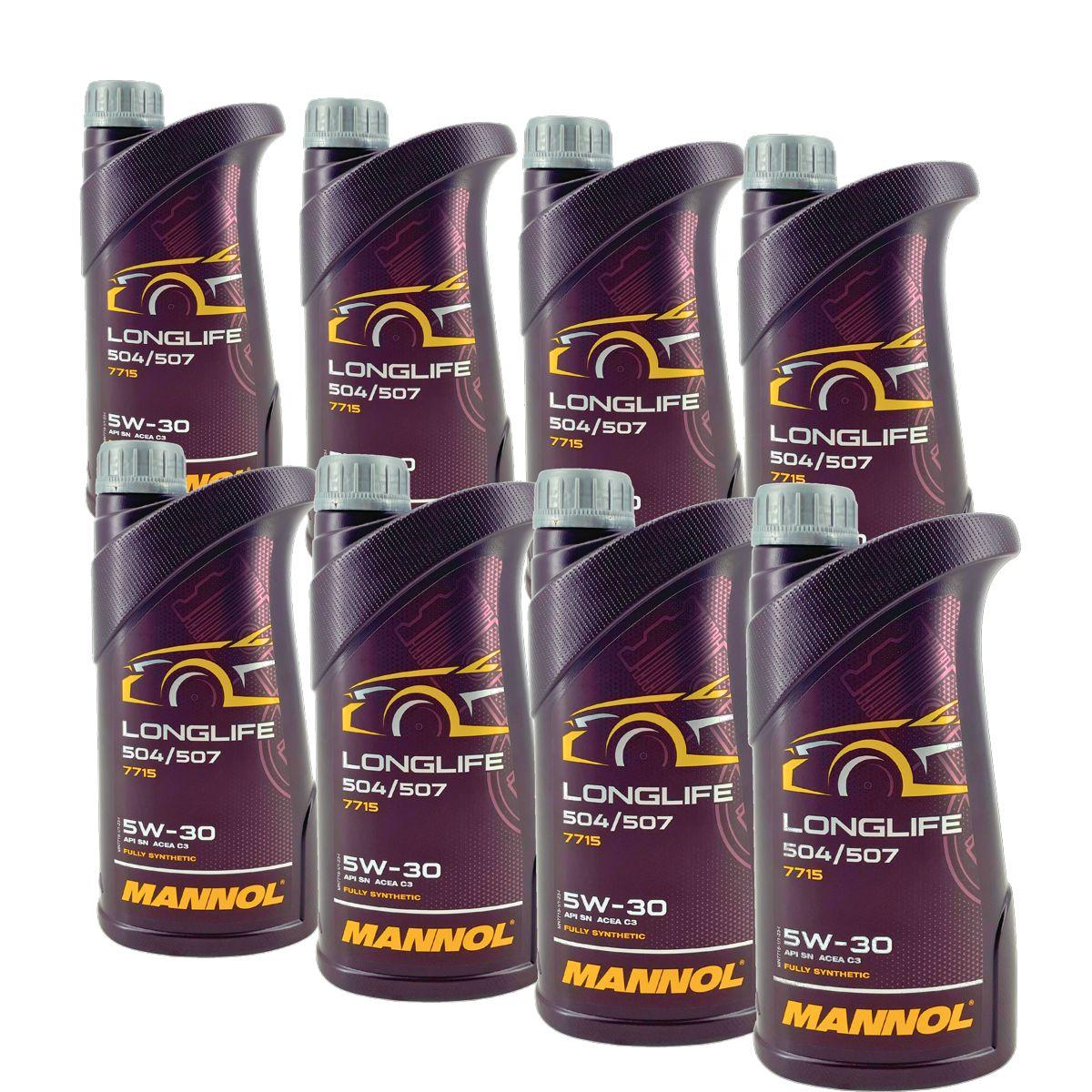 Mannol Longlife 504/507 5W-30 8x1 Liter