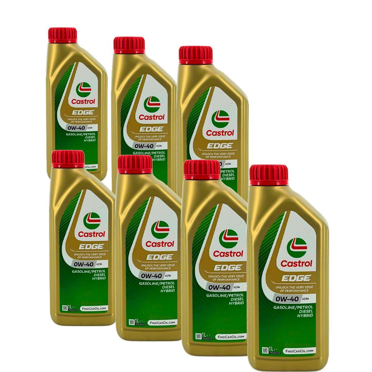 Castrol Edge 0W-40 A3/B4 7x1 Liter