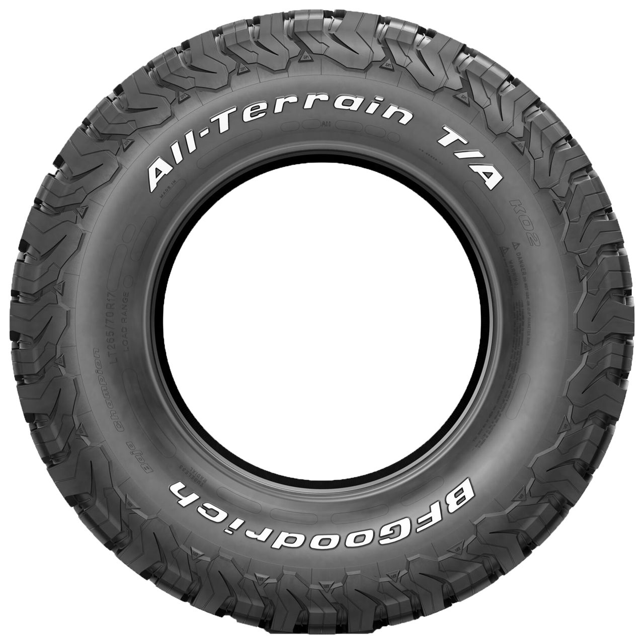 BFGOODRICH ALL TERRAIN T/A KO2 265/65R18 117R LRD RWL