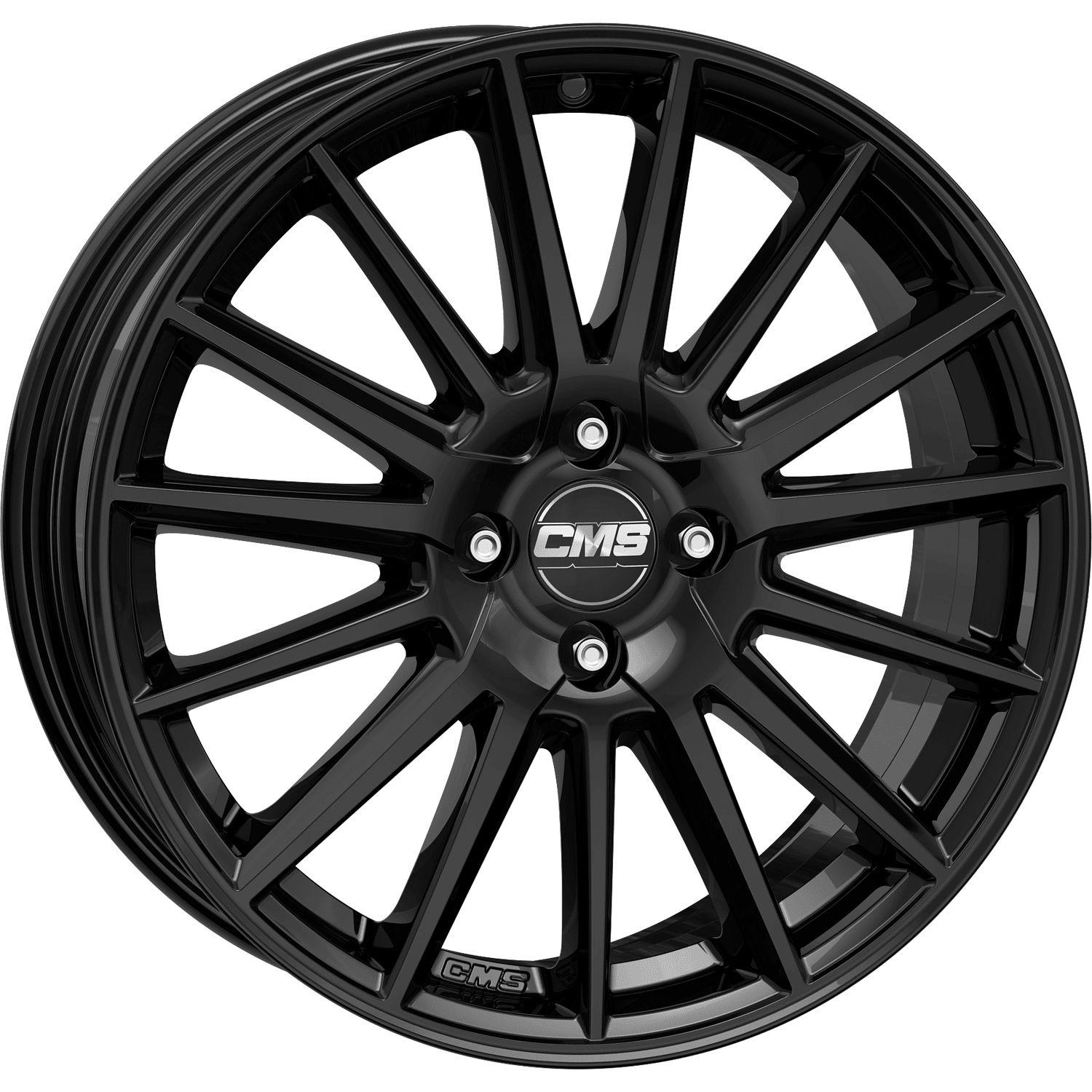 CMS C23 complete black gloss 6.5Jx16 5x100 ET47