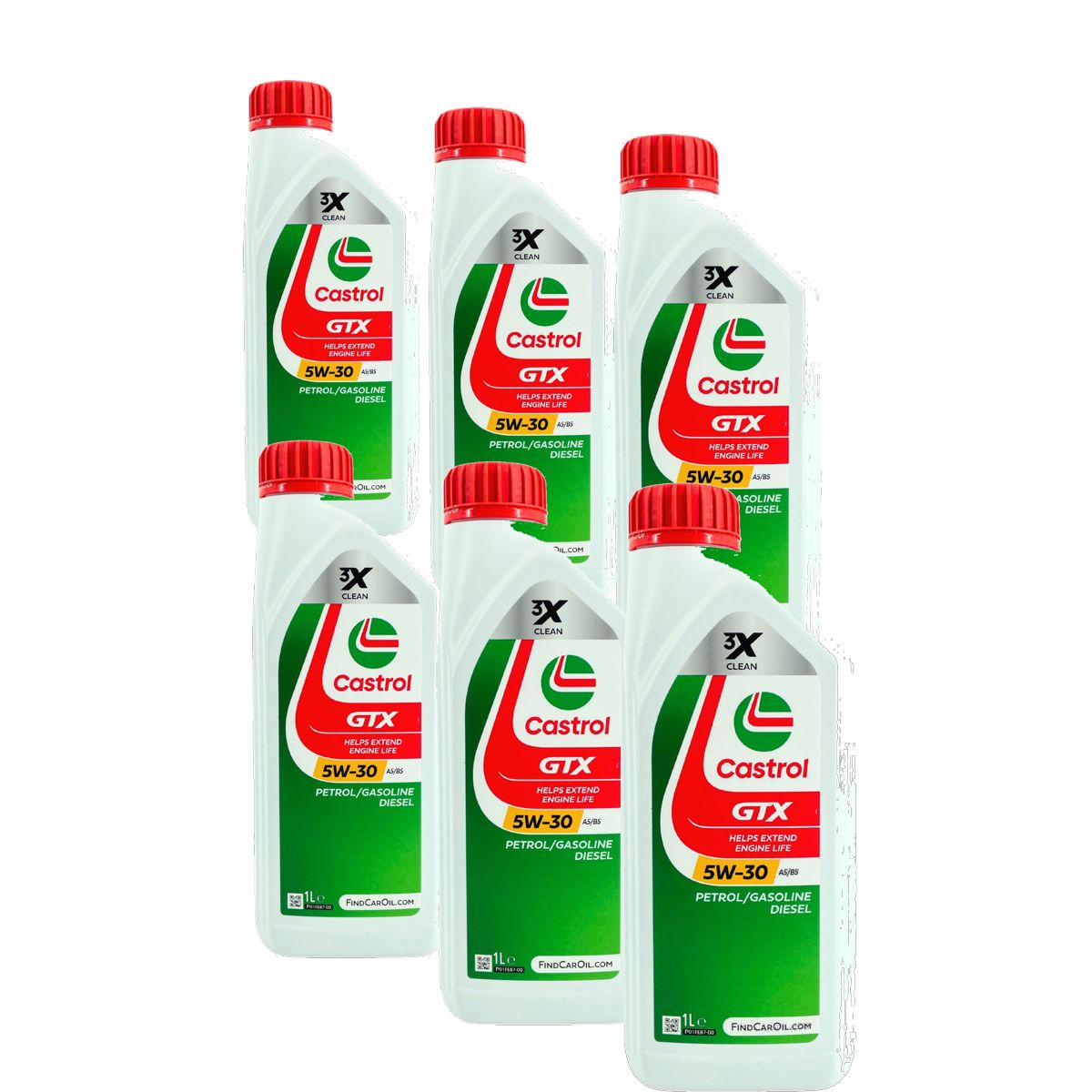 Castrol GTX 5W-30 A5/B5 6x1 Liter
