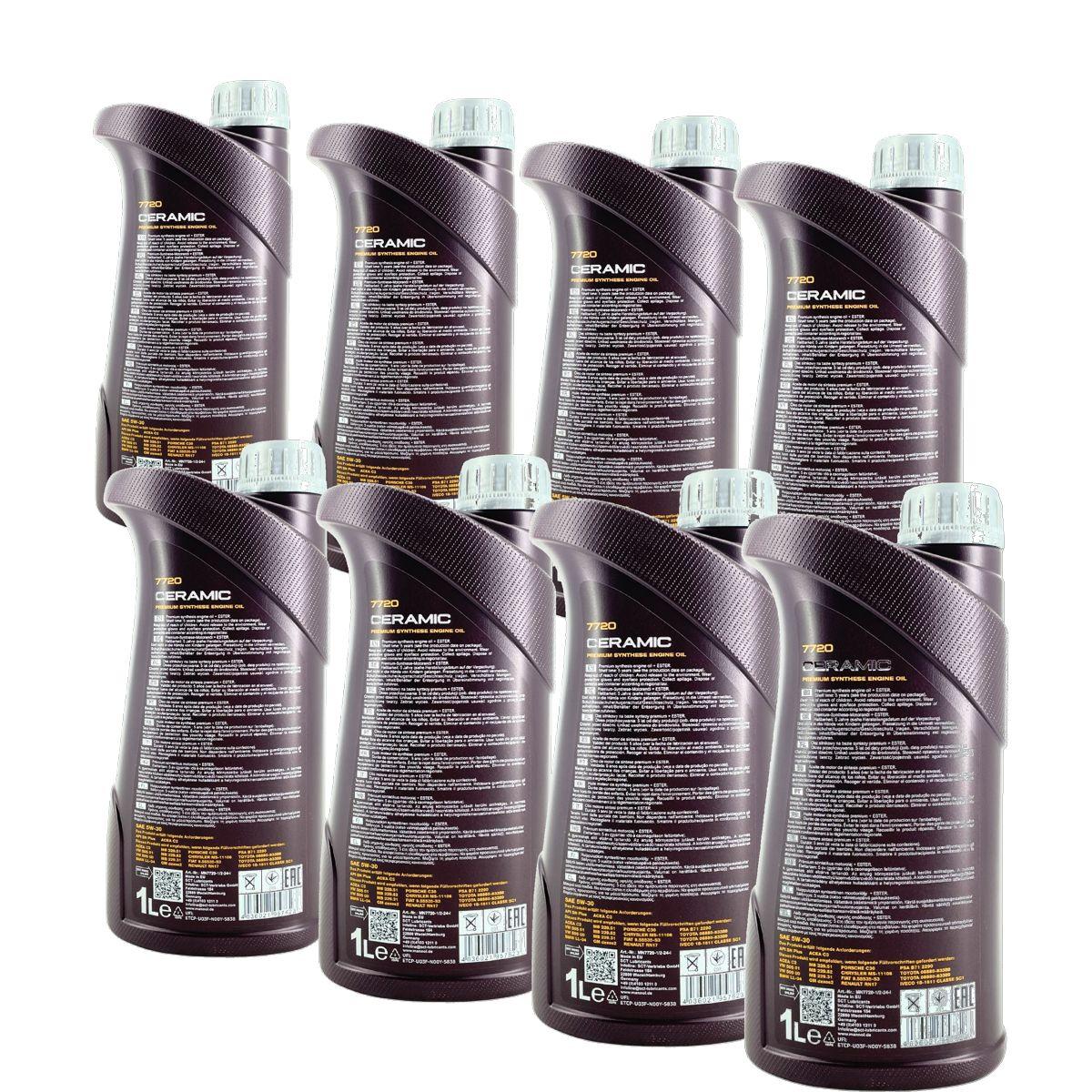 Mannol Ceramic 5W-30 8x1 Liter
