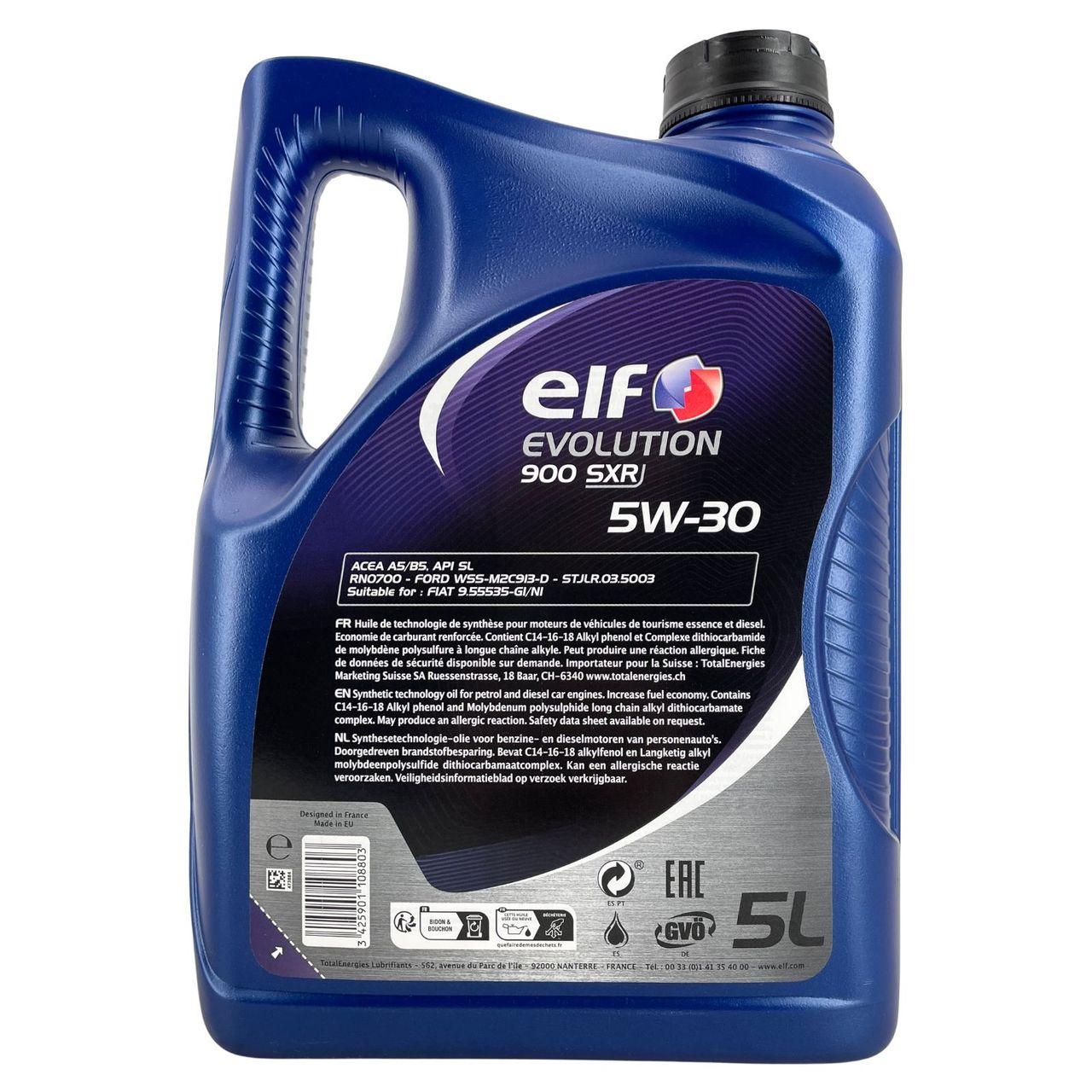 Elf Evolution 900 SXR 5W-30 5 Liter