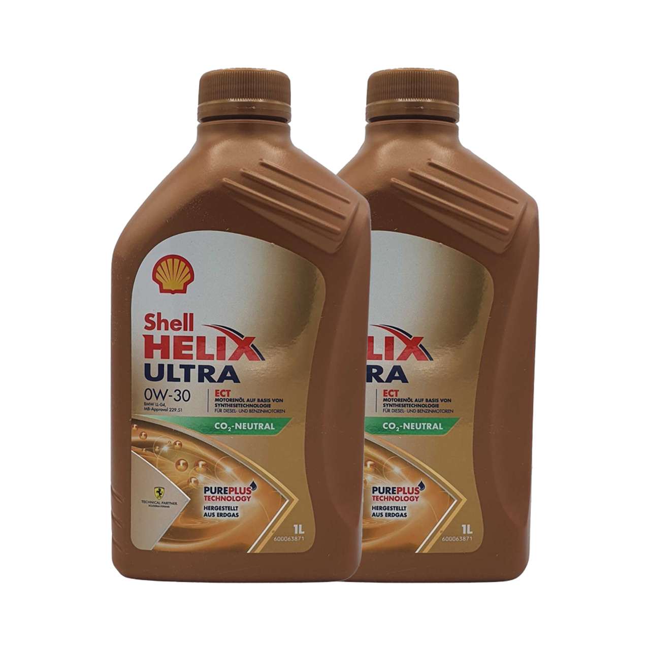 Shell Helix Ultra ECT 0W-30 2x1 Liter