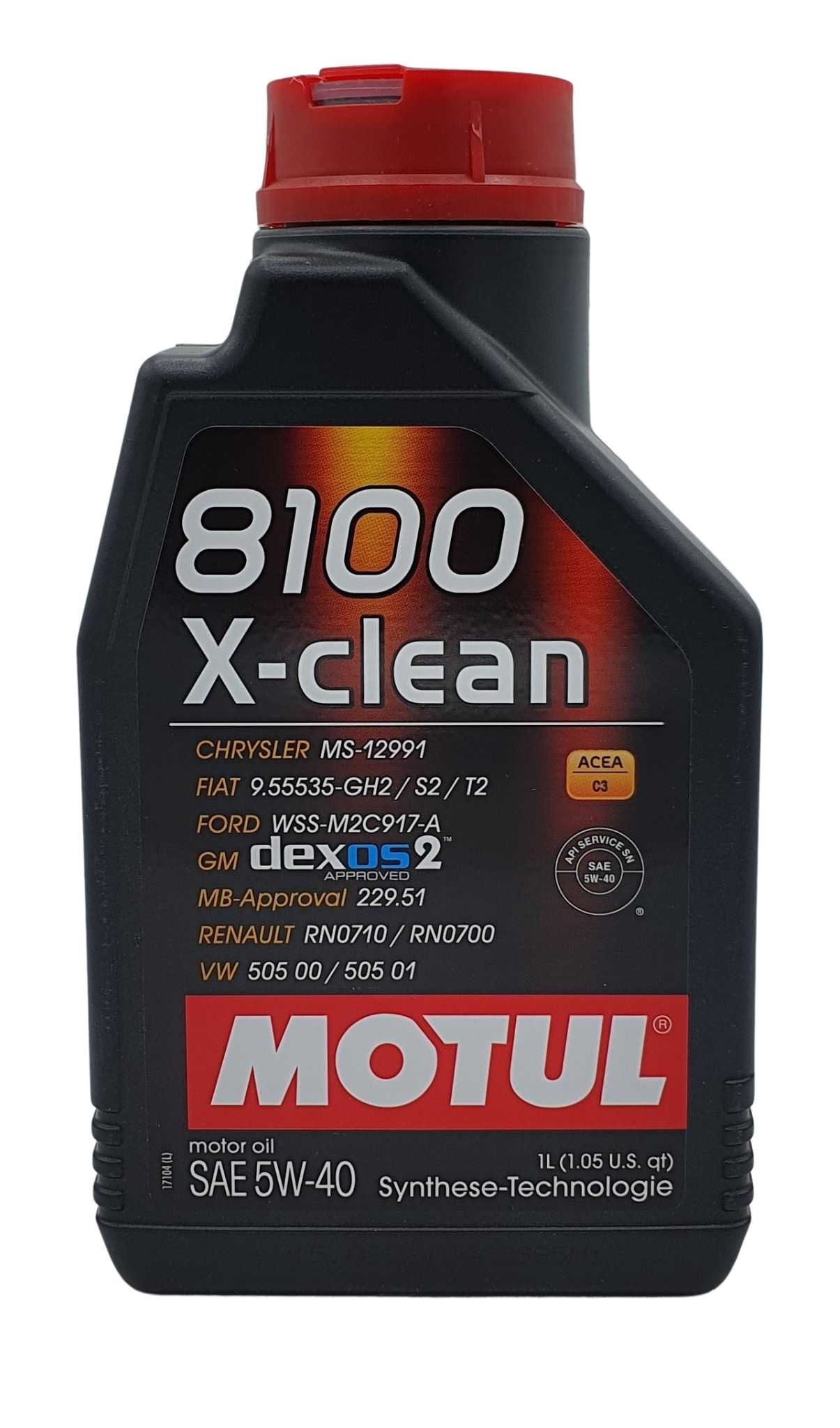 Motul 8100 X-clean 5W-40 1 Liter Motul 8100 X-clean 5W-40 1 Liter