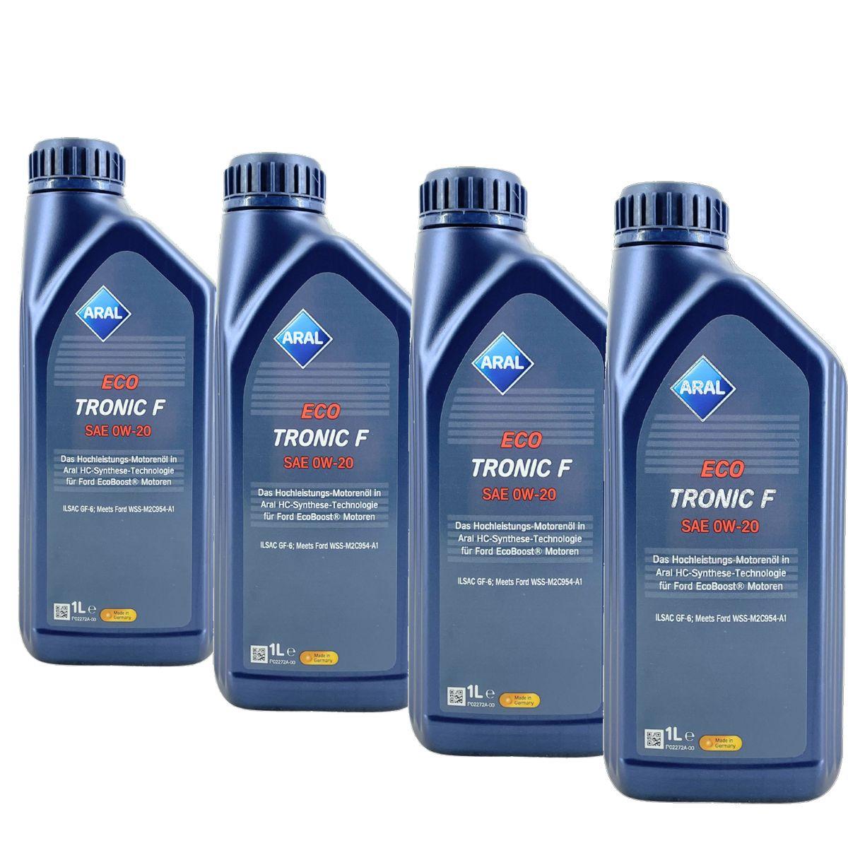 Aral EcoTronic F 0W-20 4x1 Liter