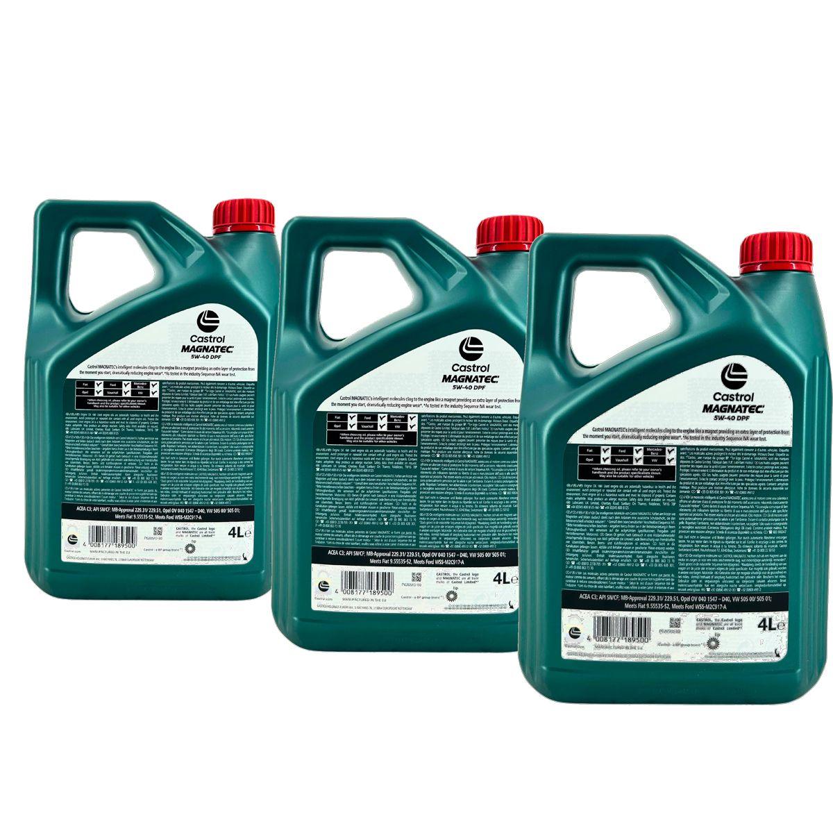 Castrol Magnatec 5W-40 DPF 3x4 Liter
