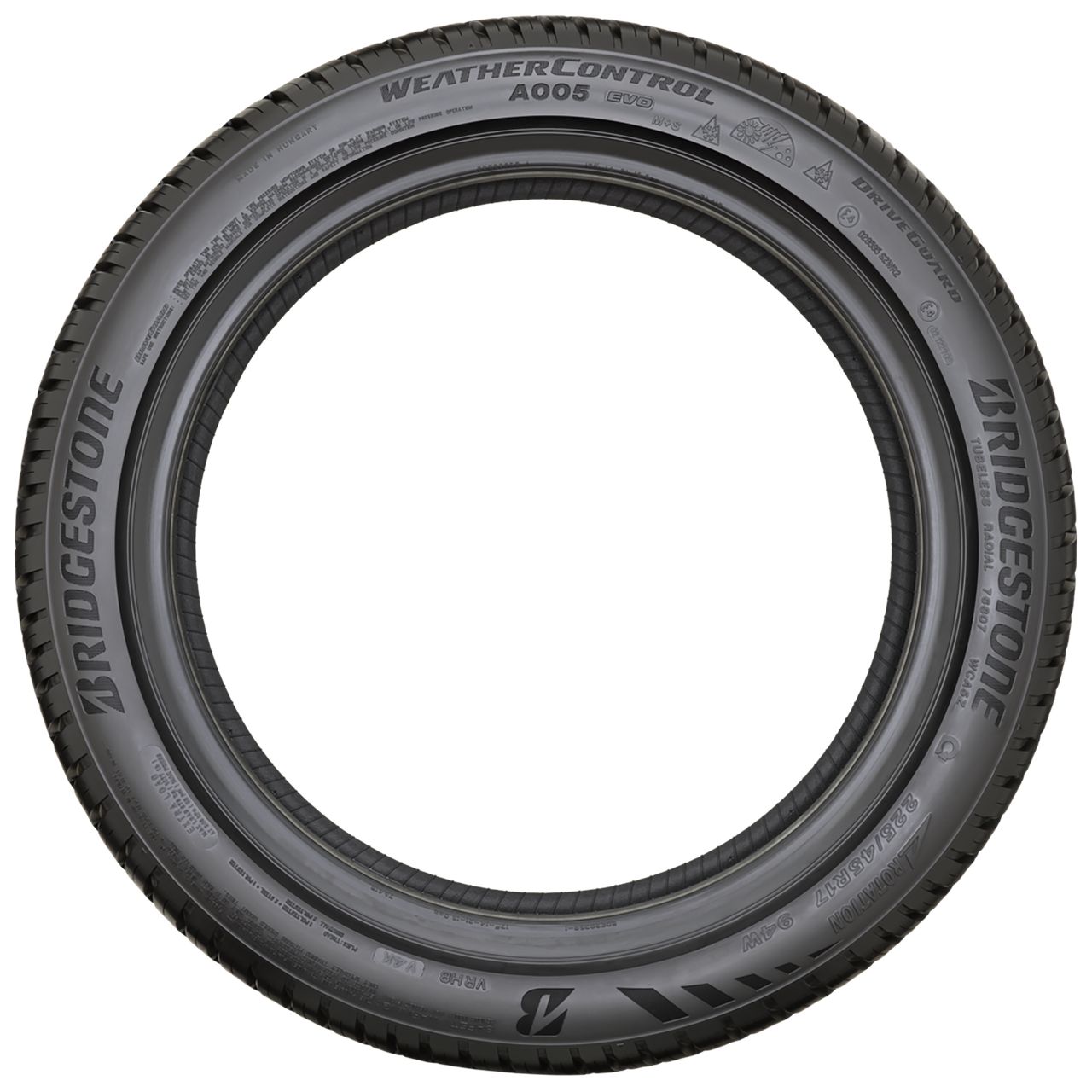 BRIDGESTONE WEATHER CONTROL A005 DRIVEGUARD EVO RFT 225/50R17 98V XL
