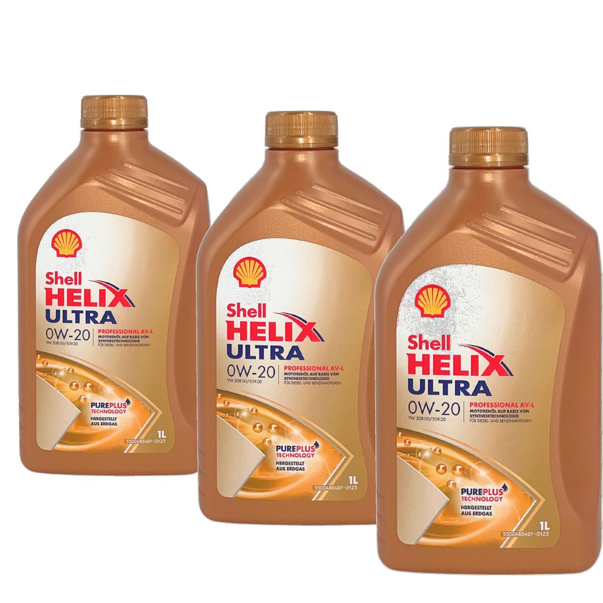 Shell Helix Ultra Professional AV-L 0W-20 3x1 Liter