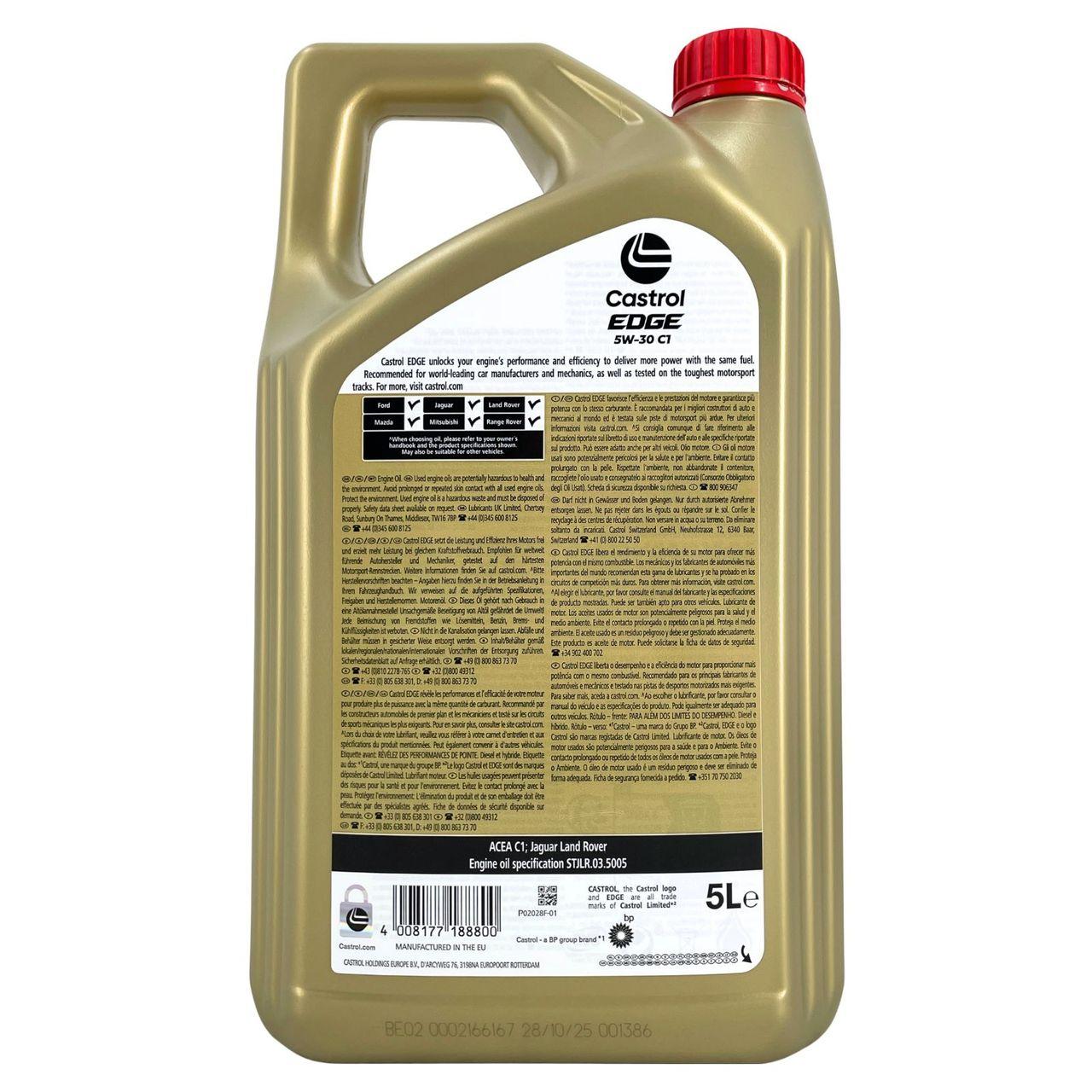 Castrol Edge 5W-30 C1 5 Liter