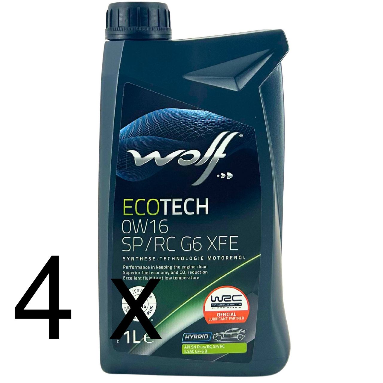 Wolf EcoTech 0W-16 SP/RC G6 XFE 4x1 Liter