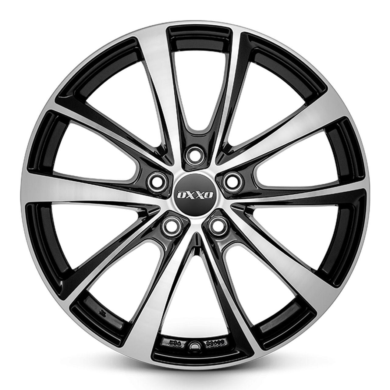 OXXO WHEELS VIDORRA BLACK-5 schwarz poliert 6.5Jx16 5x100 ET40