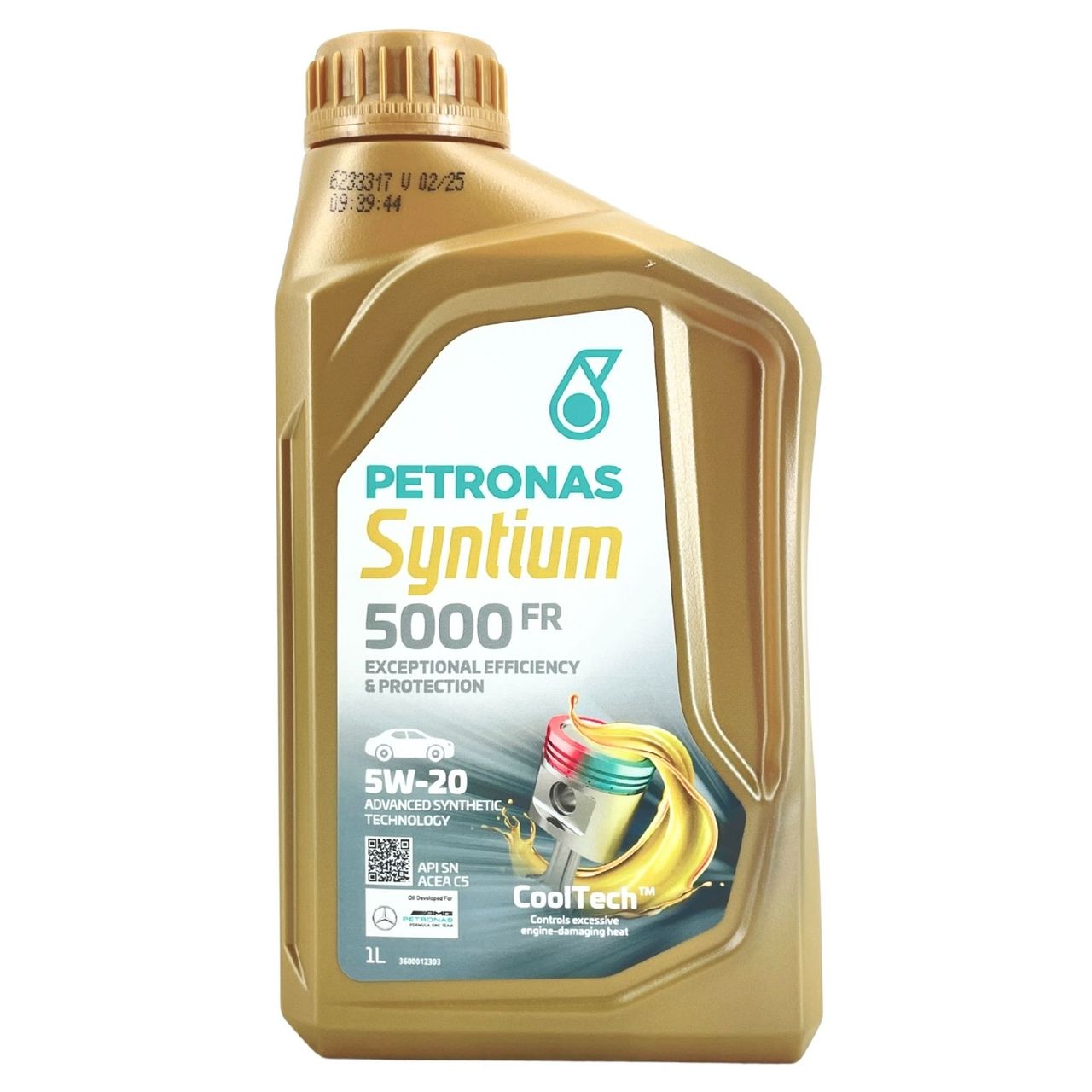 Petronas Syntium 5000 FR 5W-20 SN 1 Liter Petronas Syntium 5000 FR 5W-20 SN 1 Liter