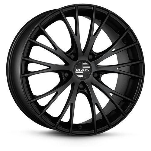 MAK RENNEN matt schwarz 9.0Jx18 5x130 ET50