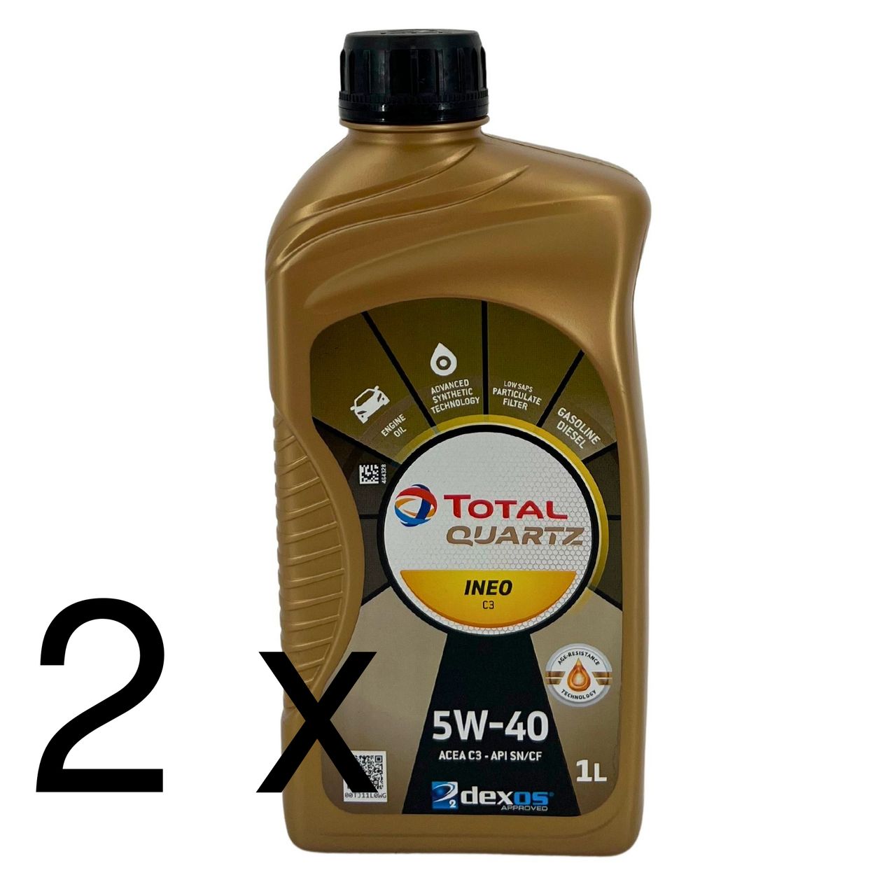 Total Quartz Ineo C3 5W-40 2x1 Liter