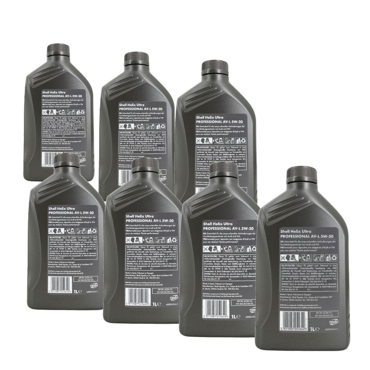 Shell Helix Ultra Professional AV-L 5W-30 7x1 Liter