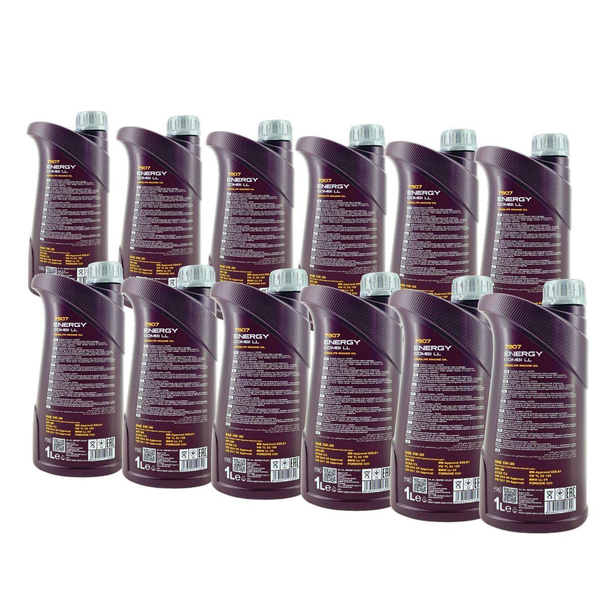 Mannol Energy Combi LL 5W-30 12x1 Liter