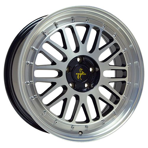 KESKIN WHEELS KT22 RETRO black front polished 8.5Jx19 5x112 ET45