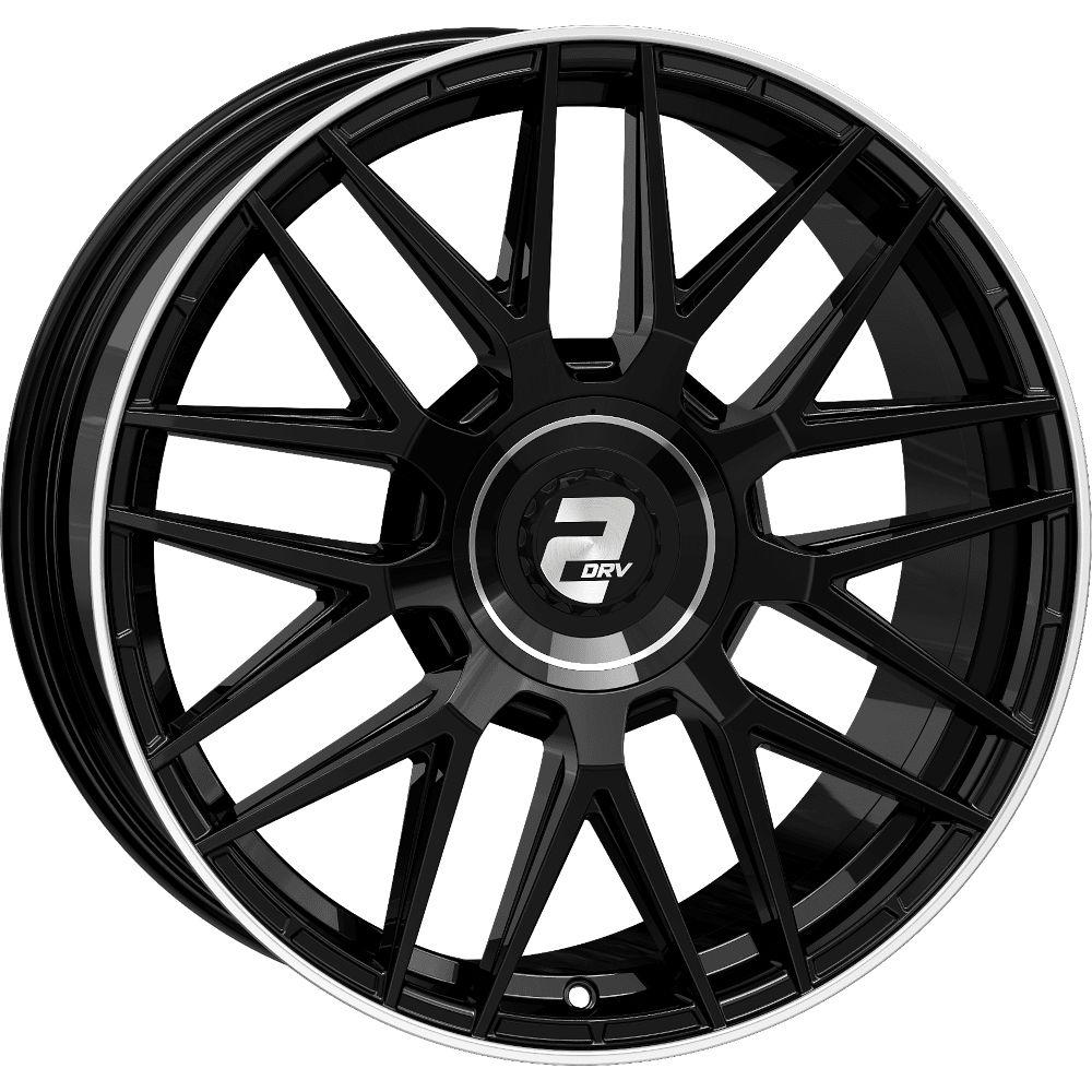 WHEELWORLD-2DRV WH43 black glossy painted with full machined lip 8.0Jx18 5x112 ET40