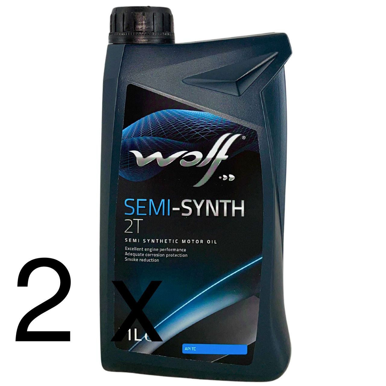 Wolf Semi-Synth 2T 2x1 Liter Wolf Semi-Synth 2T 2x1 Liter