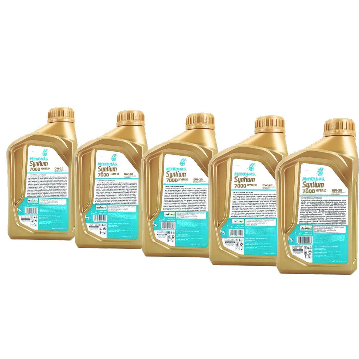 Petronas Syntium 7000 Hybrid 0W-20 SP 5x1 Liter