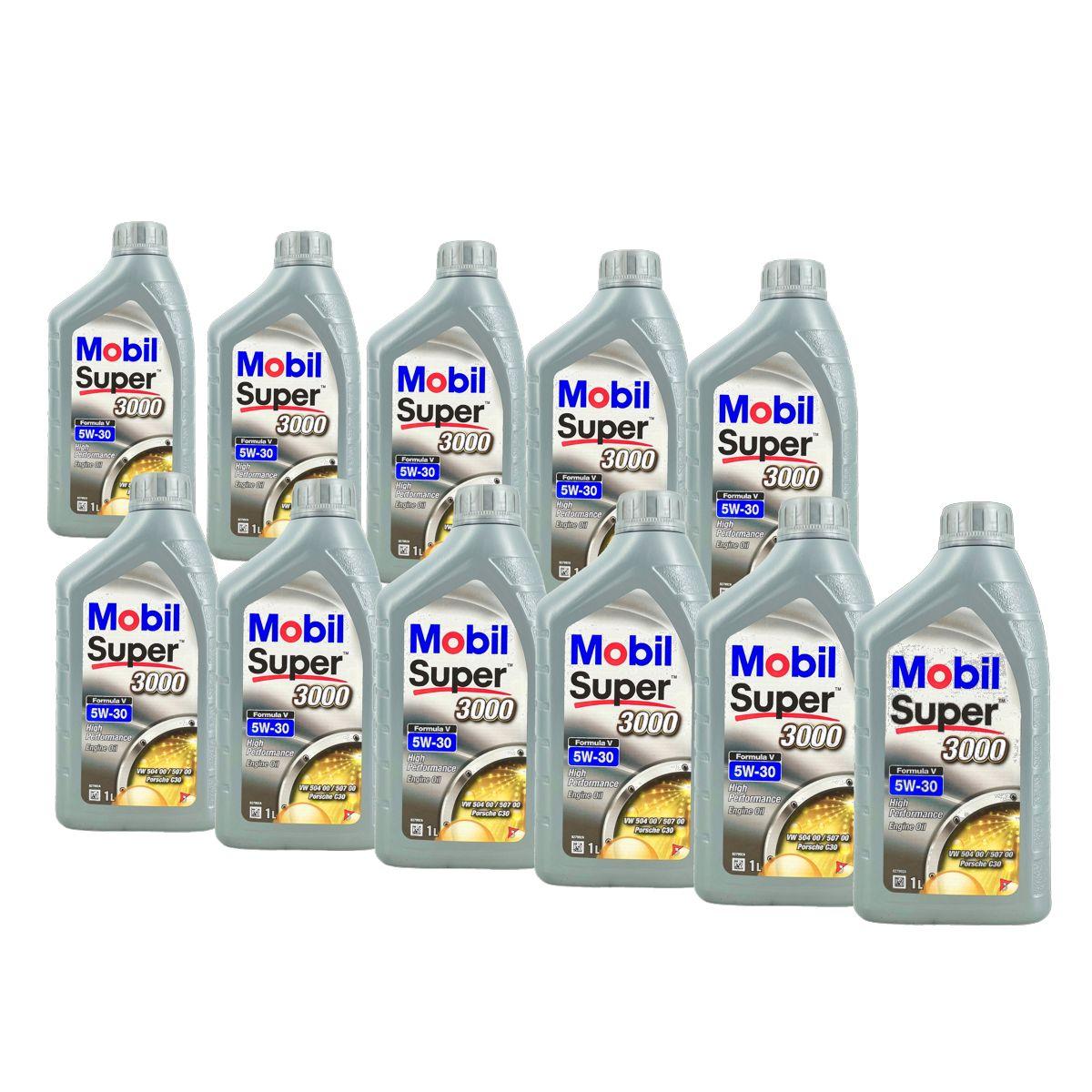 Mobil Super 3000 Formula V 5W-30 11x1 Liter