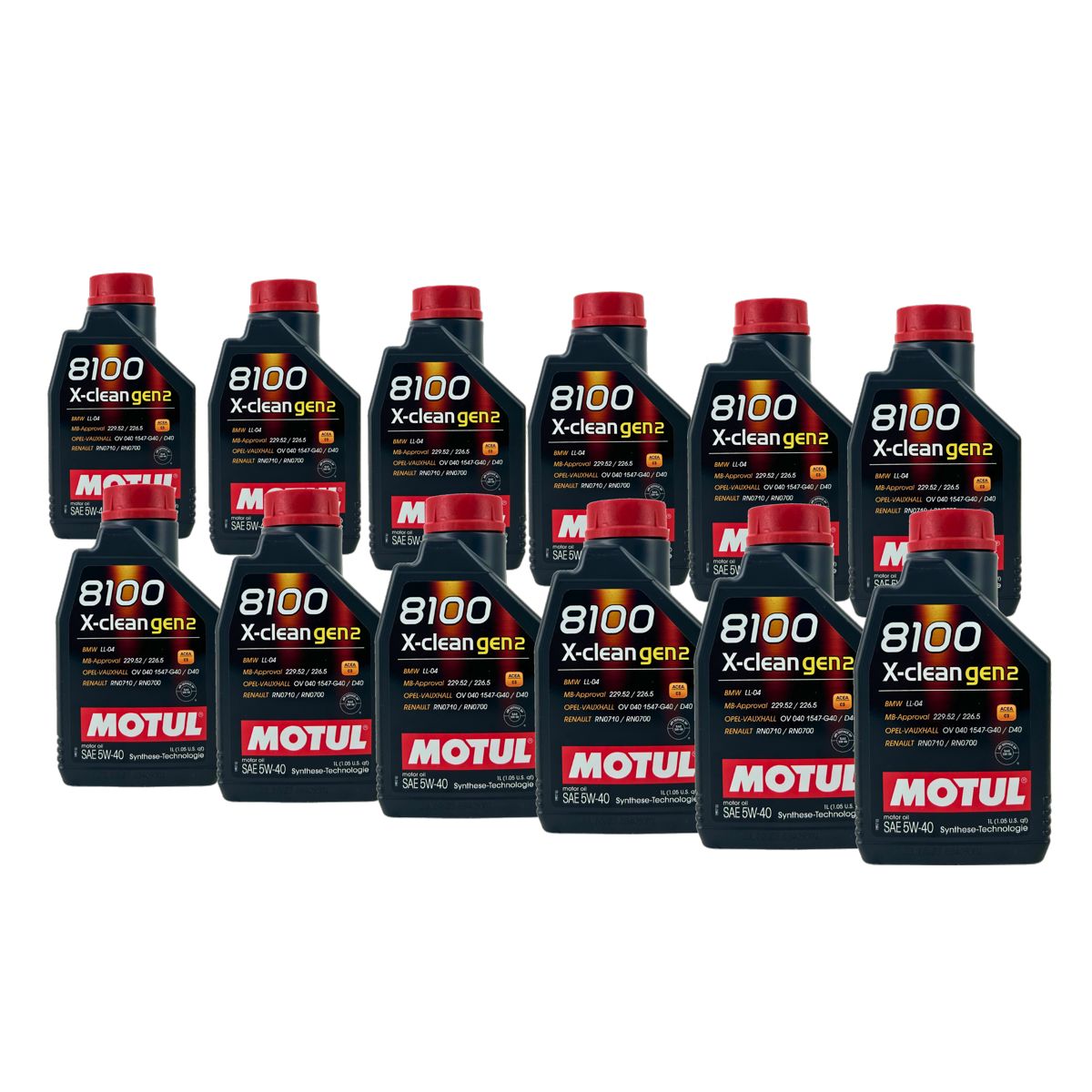Motul 8100 X-clean GEN2 5W-40 12x1 Liter