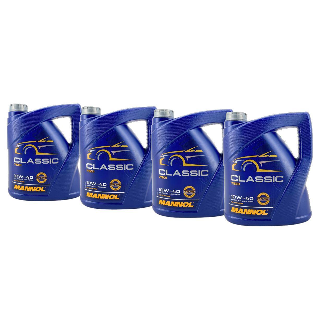 Mannol Classic 10W-40 4x4 Liter