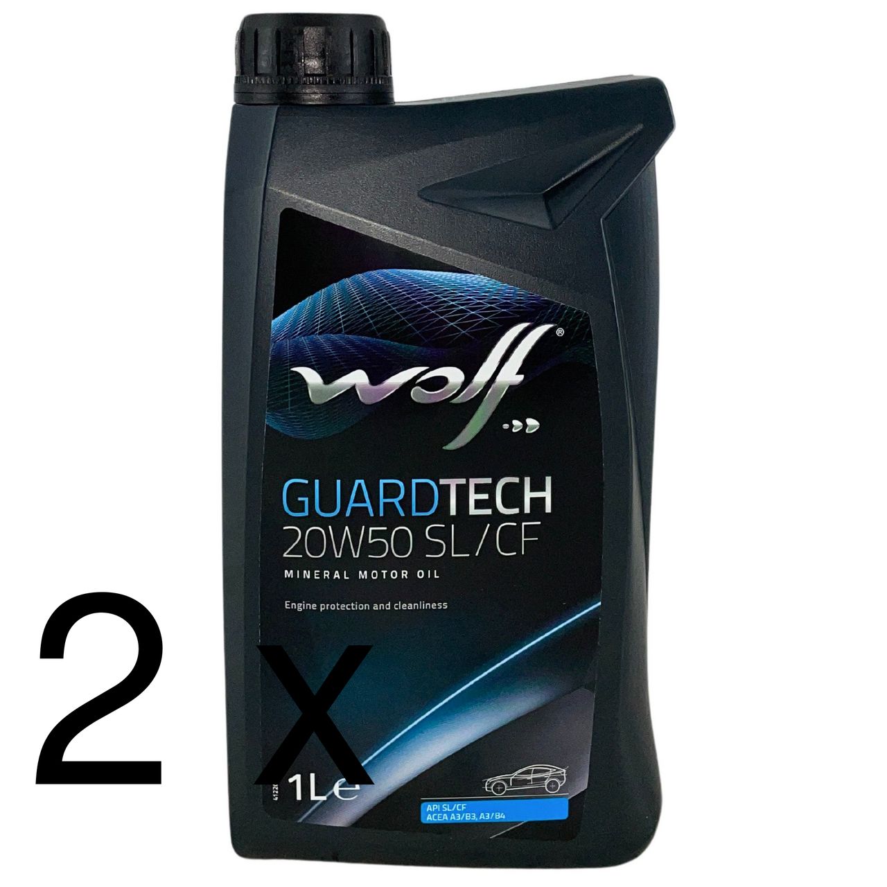 Wolf GuardTech 20W-50 SL/CF 2x1 Liter Wolf GuardTech 20W-50 SL/CF 2x1 Liter