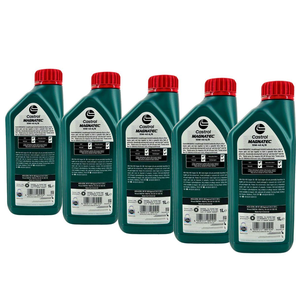 Castrol Magnatec 10W-40 A/B 5x1 Liter