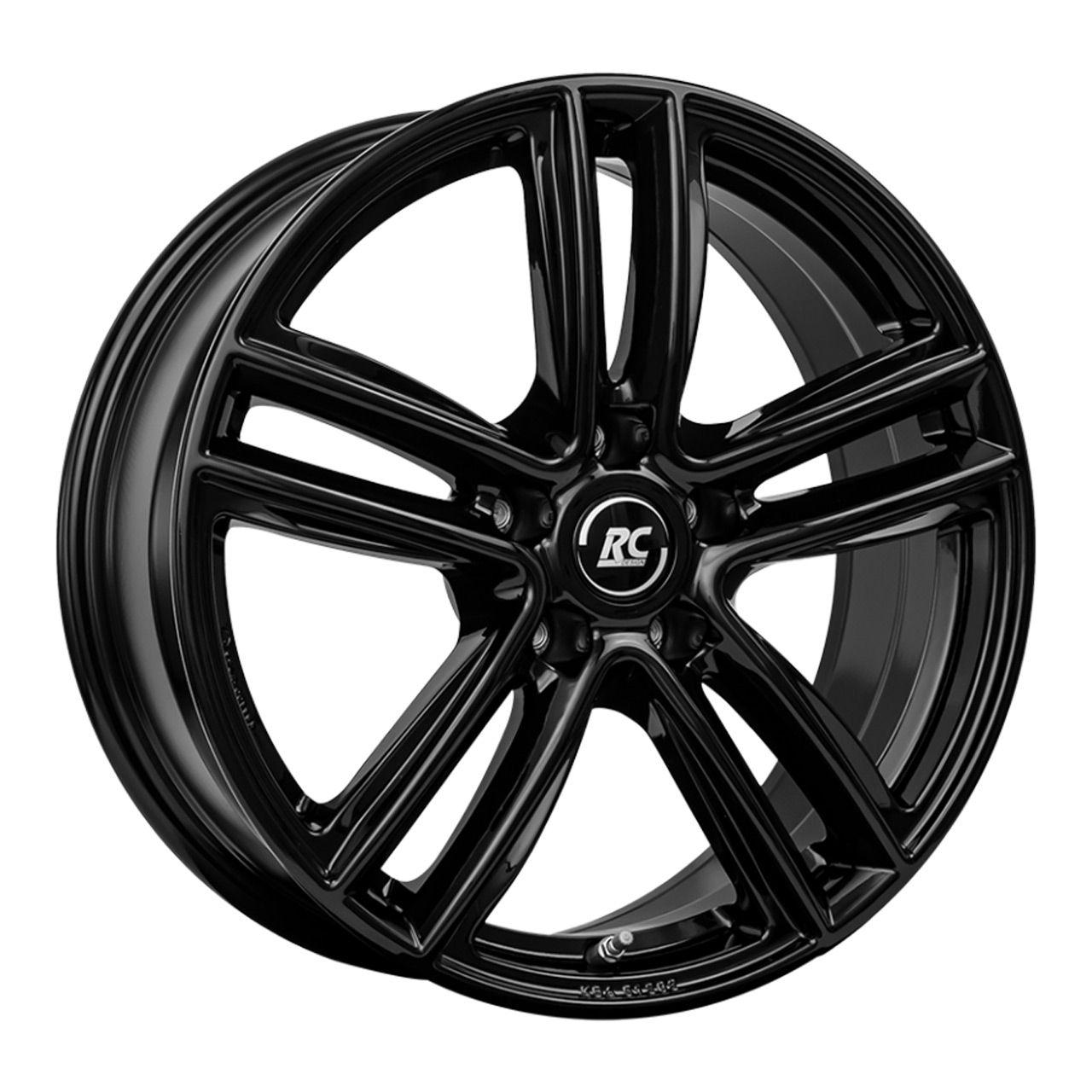 RC-DESIGN RC27 glanz schwarz 6.5Jx16 5x112 ET46