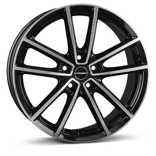 BORBET DESIGN W black polished glossy 8.5Jx21 5x112 ET35