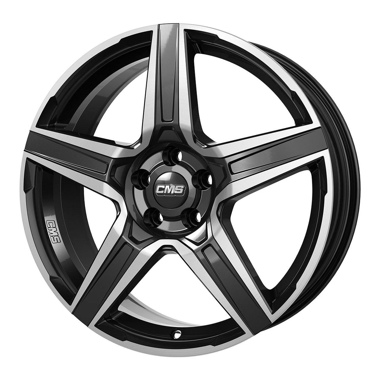 CMS C34-DB diamond black gloss 7.5Jx18 5x112 ET49