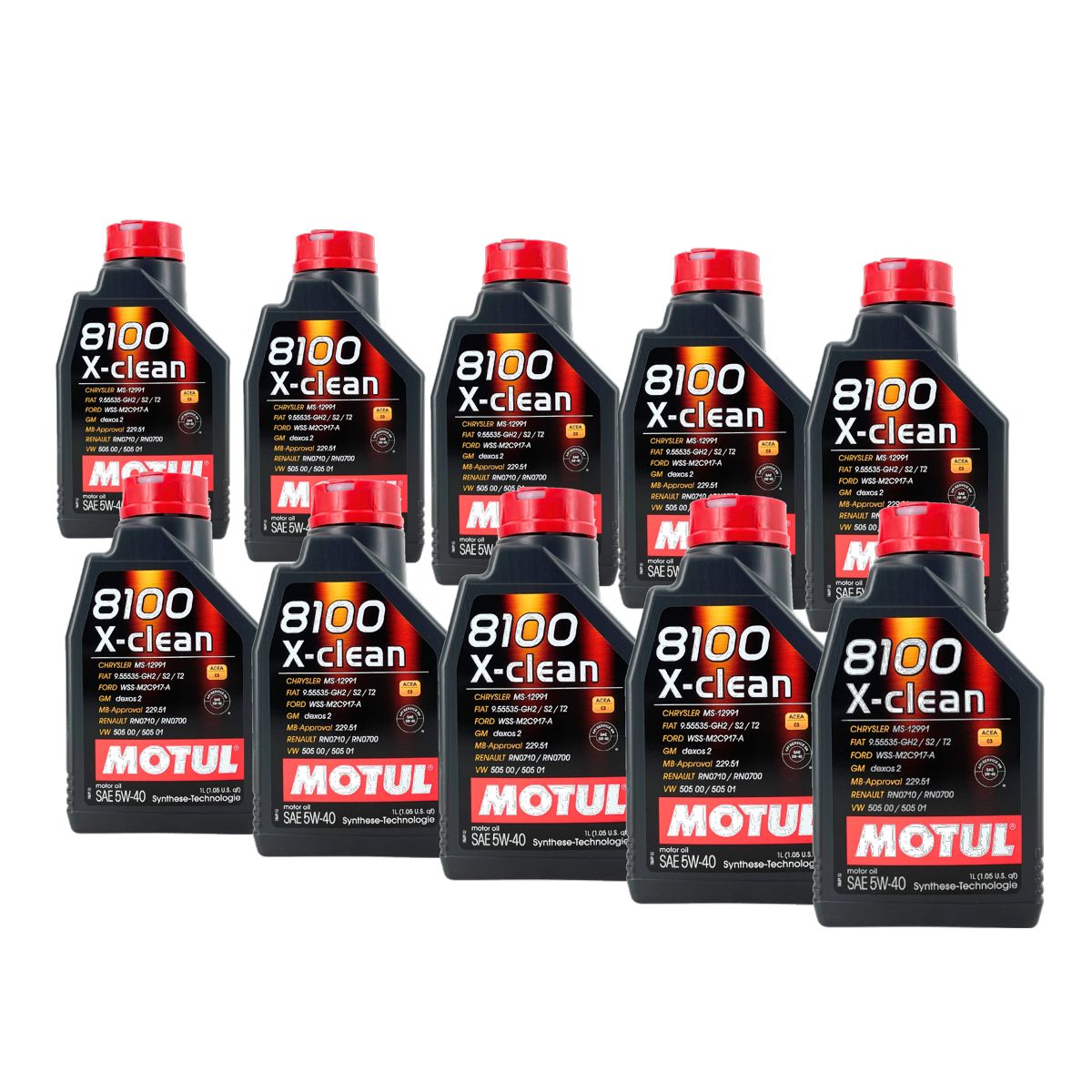 Motul 8100 X-clean 5W-40 10x1 Liter