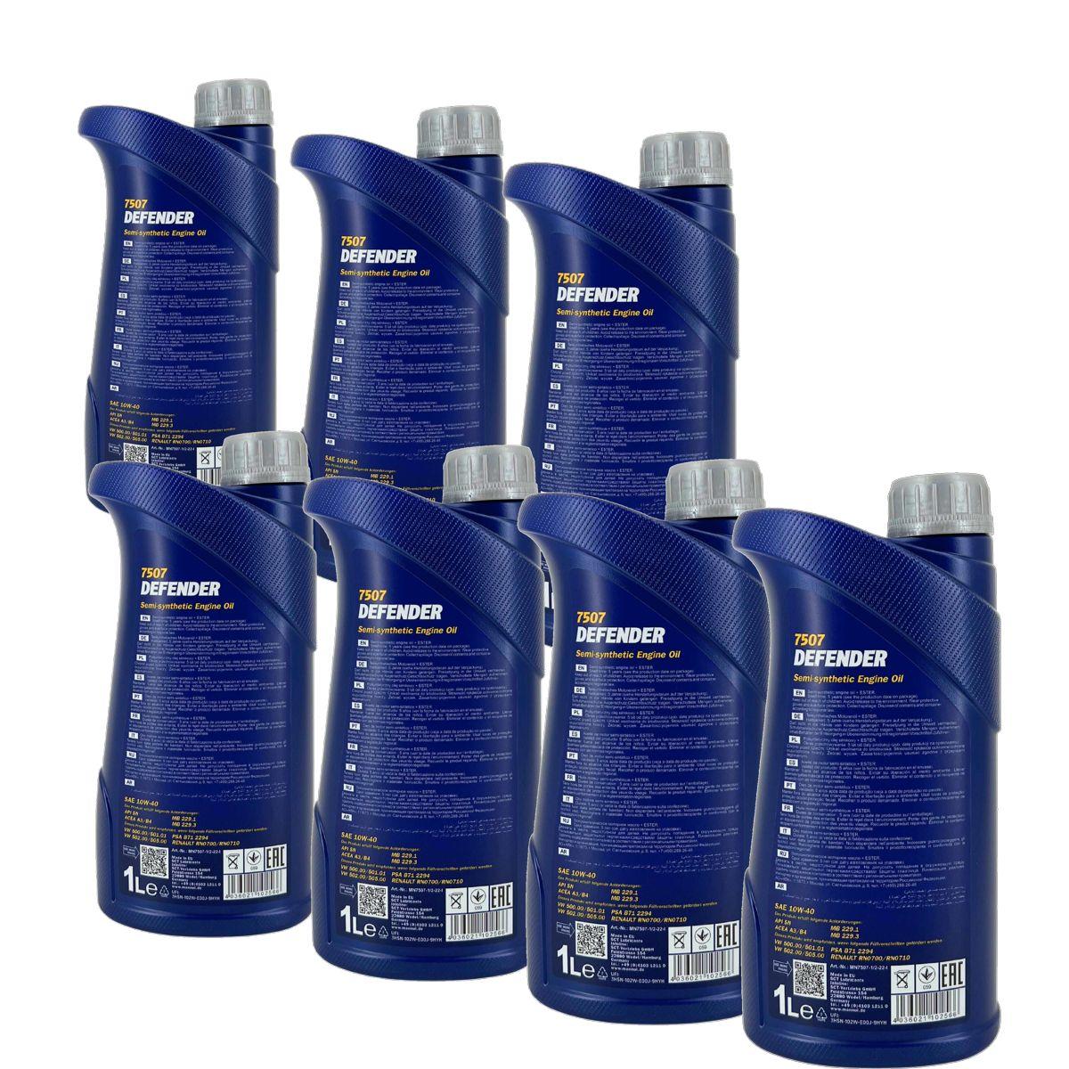 Mannol Defender 10W-40 7x1 Liter