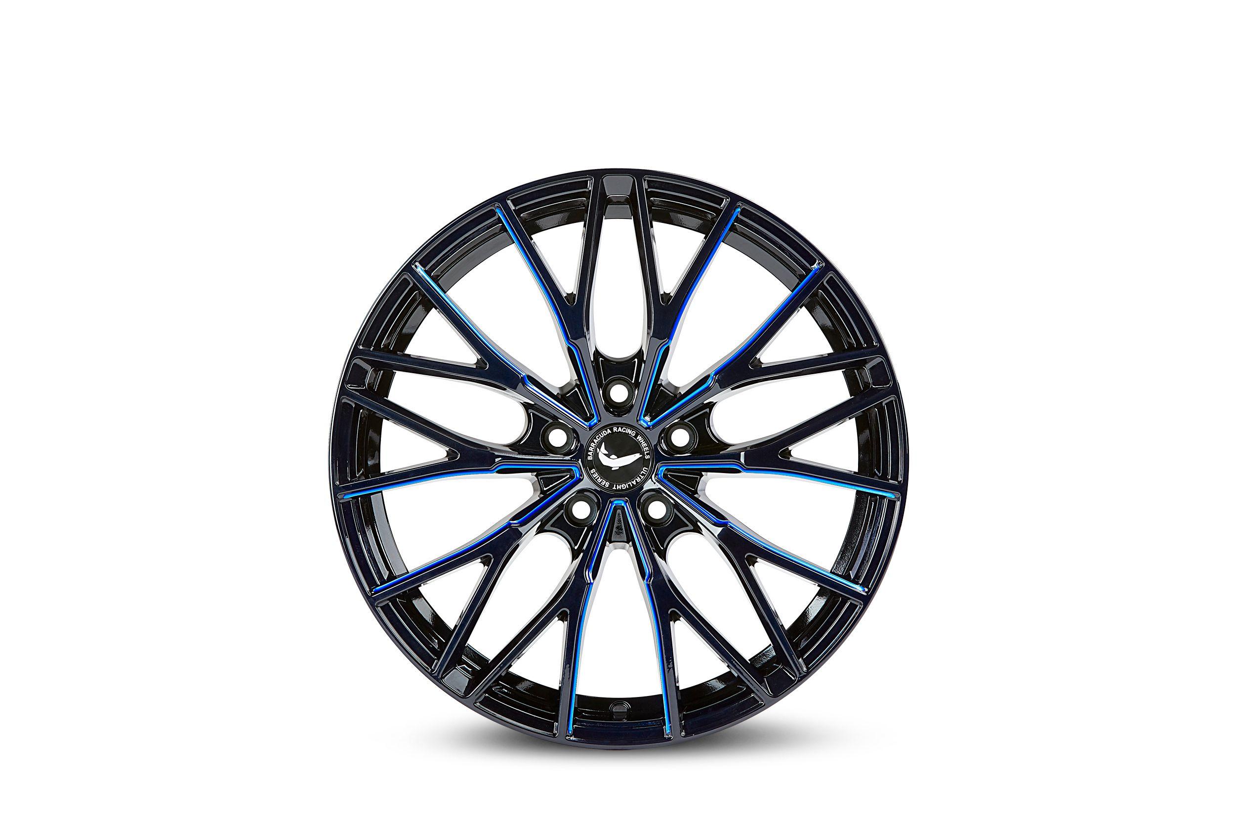 BARRACUDA PROJECT 3.0 gloss black flashblue 10.0Jx20 5x112 ET33