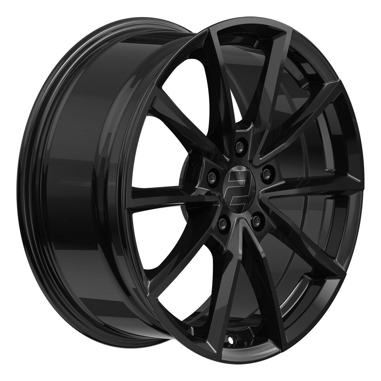 WHEELWORLD-2DRV WH28 schwarz glänzend lackiert 8.0Jx18 5x112 ET35