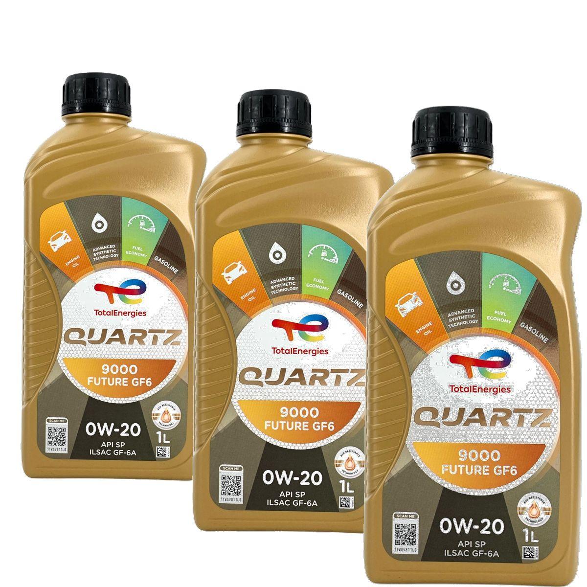 Total Quartz 9000 Future GF6 0W-20 3x1 Liter