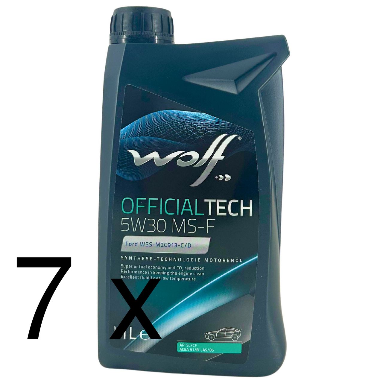 Wolf OfficialTech 5W-30 MS-F 7x1 Liter