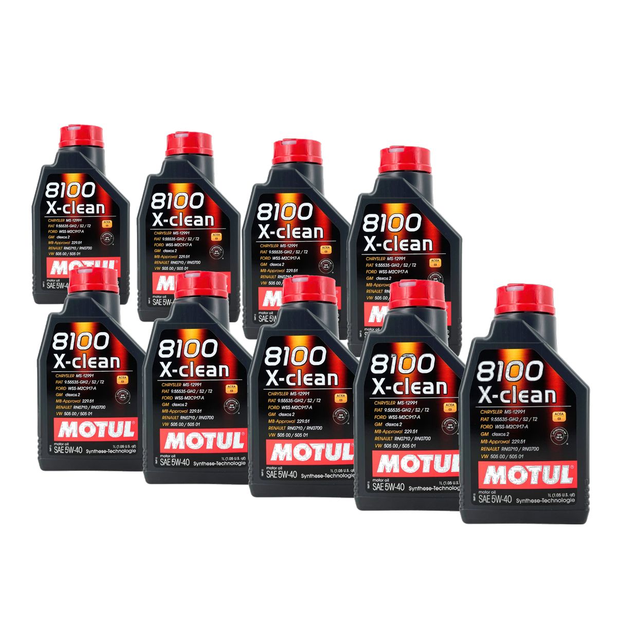 Motul 8100 X-clean 5W-40 9x1 Liter