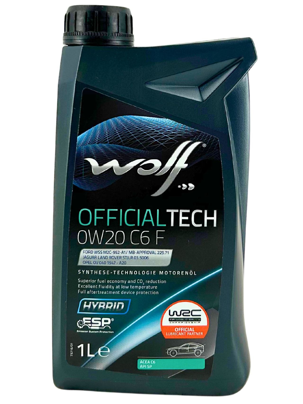 Wolf OfficialTech 0W-20 C6 F 1 Liter