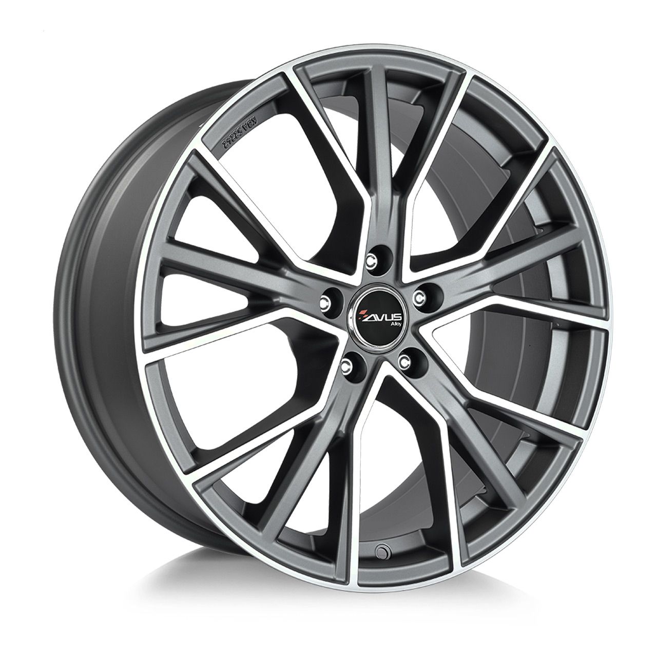 AVUS RACING AF18 matt anthracite polished 9.5Jx 5x112 ET20